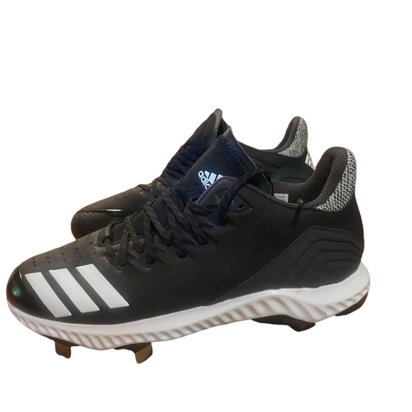 adidas Other - adidas cleats 8.5 Men Bounce Black White Sports Shoes. (0742)